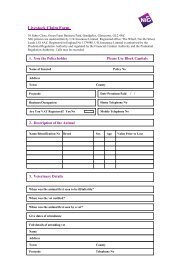 Livestock Claim Form - FarmWeb