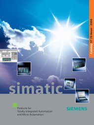Produkte für Totally Integrated Automation und Micro ... - Farnell