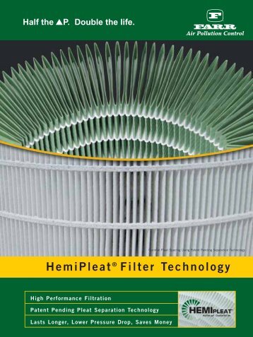 Brochure - HemiPleat Filter Technology - Camfil APC