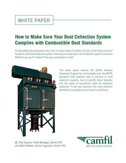 How to Make Sure Your Dust Collection System ... - Camfil APC