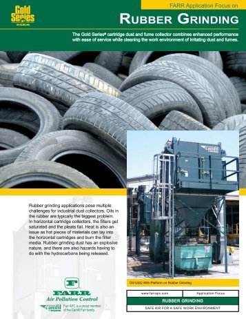 Market Focus Sheet - Rubber Grinding - Camfil APC