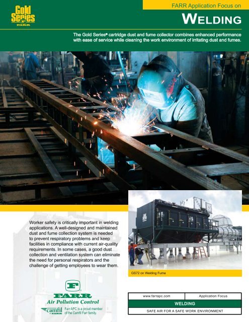 Download Welding Focus Sheet (PDF) - Camfil APC