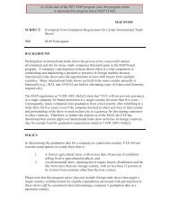 MAP09005 - Foreign Agricultural Service