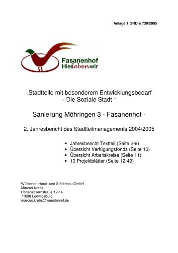 2. Jahresbericht Fasanenhof. Jahresbericht Fasanenhof.pdf