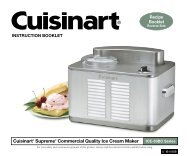 Cuisinart Supreme Commercial Quality Ice Cream Maker - ICE ...