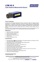 LDM 40 A Laser Distance Measurement Sensor - ASTECH Gmbh