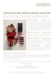 INTRODUCING AVEDA URUKU MAKEUP - Fashion Insight