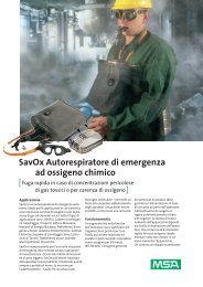 SavOx Autorespiratore di emergenza ad ossigeno chimico - Fasit