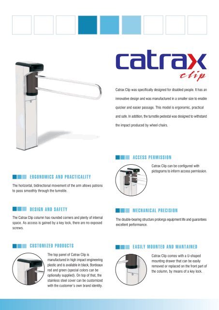 Magnetic Autocontrol Catrax Clip Specs - Fast Access Security Corp.
