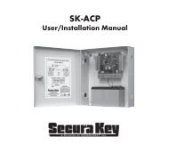 Securakey ACP-LE Manual for Serial Numbers over 350xxxx