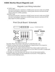 300C Magnetic Lock Manual - Fast Access Security Corp.