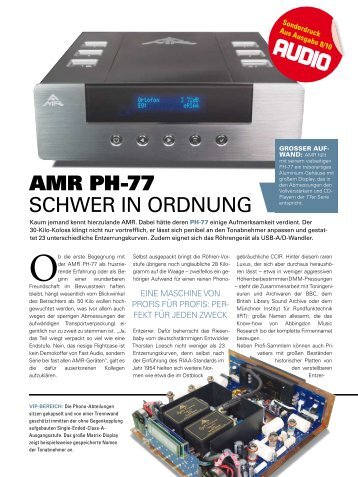 AMR ph-77 Schwer in ordnung - FAST Audio
