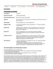 Informationen zum Inlandteil Schweiz - Fastenopfer