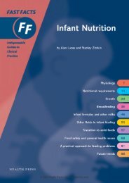 Infant Nutrition - Fast Facts