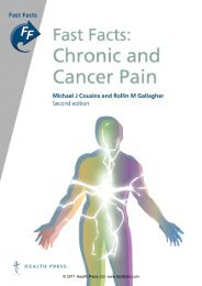 Chronic and Cancer Pain - Fast Facts