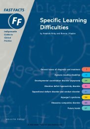 Specific Learning Difficulties - Fast Facts