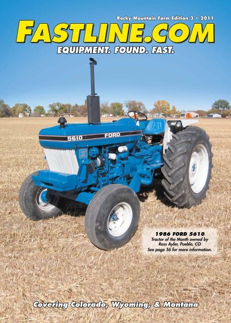 cover tractor of the month - Fastline Publications