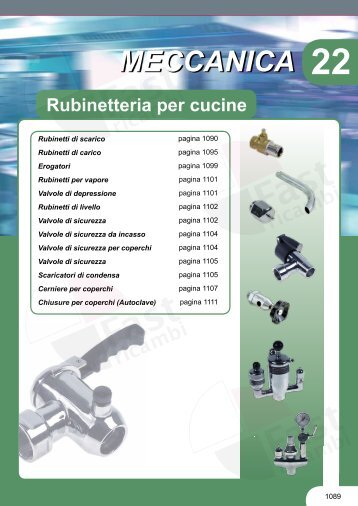 Meccanica-Rubinetteria per cucine - Fast Ricambi