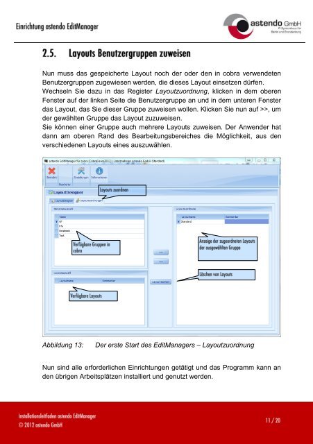 Download Installationsleitfaden - astendo Gmbh