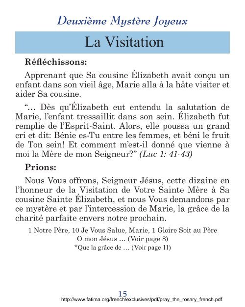 Priez Le Rosaire