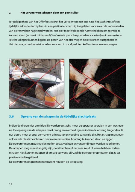 Informatiebrochure voor het Offerfeest - Favv