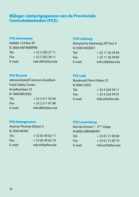 Informatiebrochure voor het Offerfeest - Favv