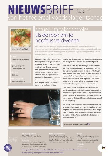 Nieuwsbrief Nr.22 - Favv