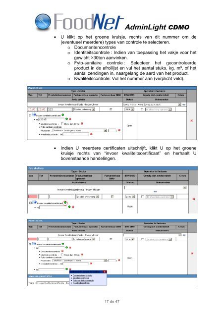 Gebruikershandleiding - Favv