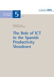 The Role of ICT in the Spanish Productivity ... - Fundación BBVA