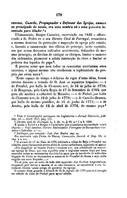 Dos direitos da igreja e do Estado - Faculdade de Direito da ...