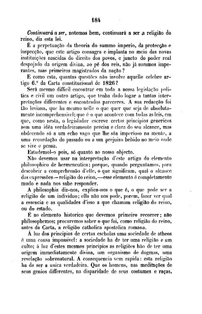 Dos direitos da igreja e do Estado - Faculdade de Direito da ...