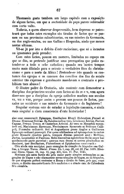 Dos direitos da igreja e do Estado - Faculdade de Direito da ...