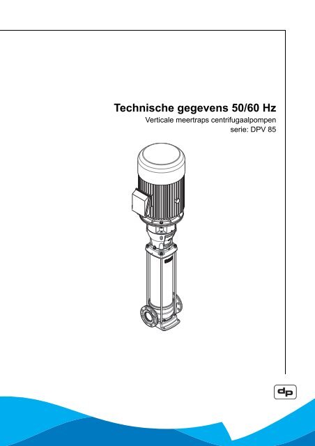 Technische gegevens 50/60 Hz - DP Pumps