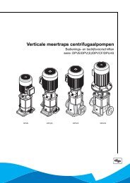 Verticale meertraps centrifugaalpompen - DP Pumps