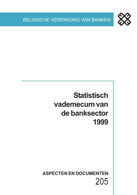 Statistisch vademecum van de banksector 1999 - Febelfin