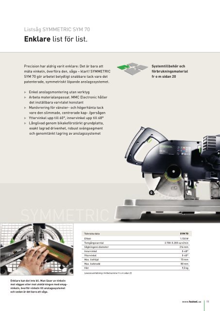 Produktsortiment - Festool