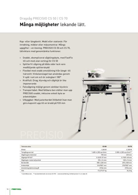 Produktsortiment - Festool