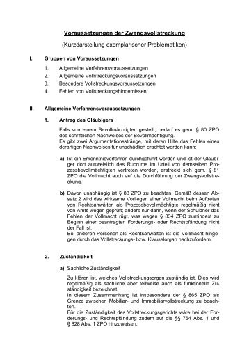 Voraussetzungen der Zwangsvollstreckung (159.5 ... - Fh-guestrow.de