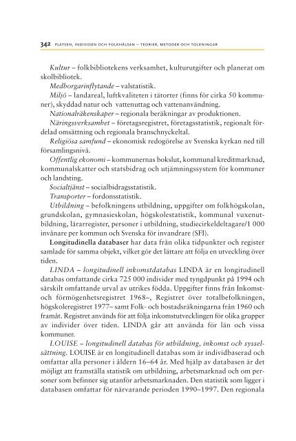 Platsen, individen och folkhälsan, 3.06 MB - Statens folkhälsoinstitut