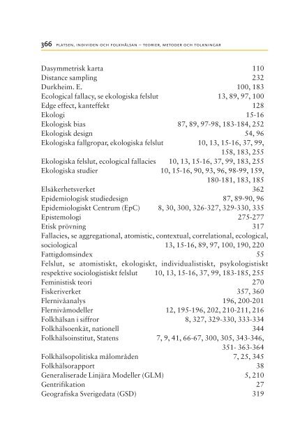 Platsen, individen och folkhälsan, 3.06 MB - Statens folkhälsoinstitut