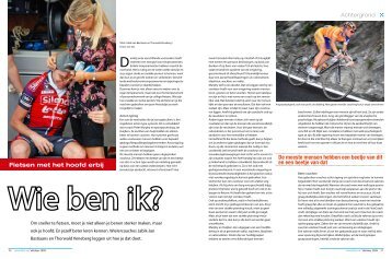 De meeste mensen hebben een beetje van dit en een beetje ... - Fiets