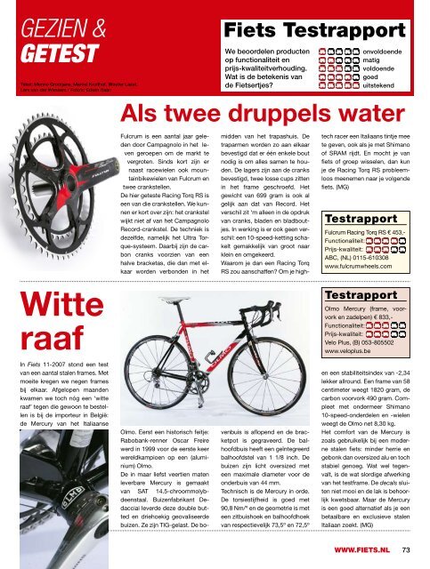 Witte raaf - Fiets