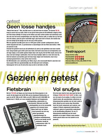 Gezien en getest - Fiets