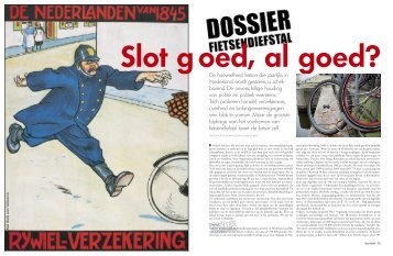De hoeveelheid fietsen die jaarlijks in Nederland wordt gestolen, is ...