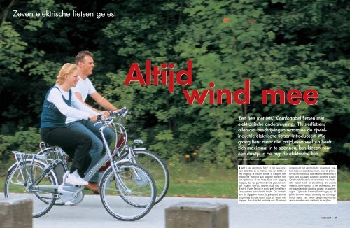 Zeven elektrische fietsen getest
