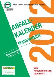 ABFALL- KALENDER MARIENHEIDE - ASTO