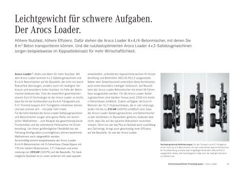 Der neue Arocs. - Daimler FleetBoard GmbH