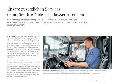 Der neue Arocs. - Daimler FleetBoard GmbH