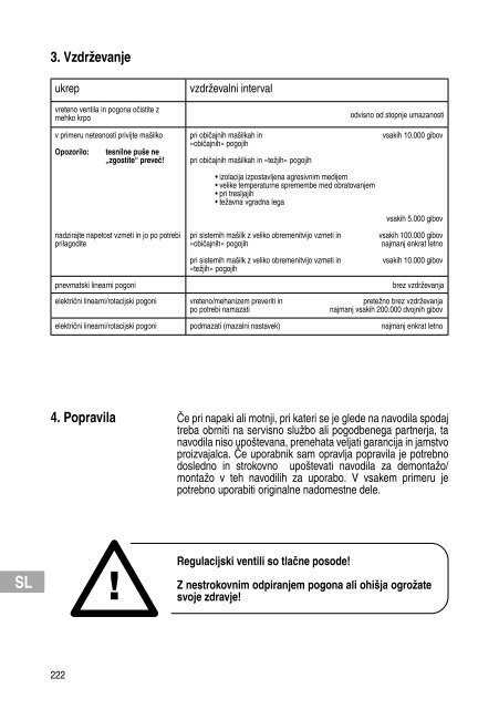 Installation and Operating Instructions Инструкция за монтаж и ...