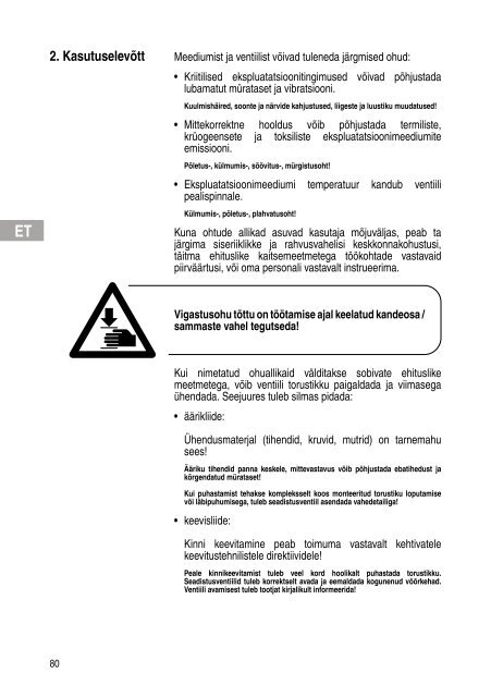 Installation and Operating Instructions Инструкция за монтаж и ...